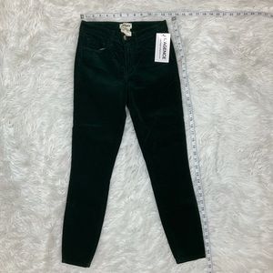 L’AGENCE Dark Green Denim Jeans Size 25